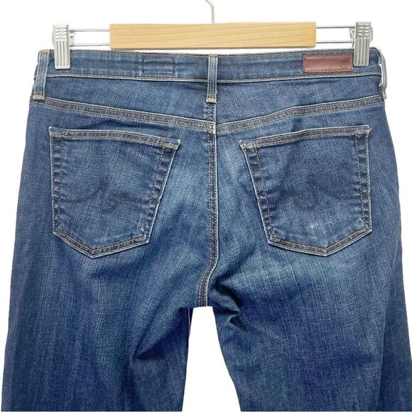 AG Adriano Goldschmied Jeans The Stevie Cuff in Blue Ambit Straight Leg Size 27 - Picture 7 of 13